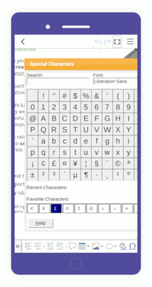 Animated gif displaying zooming capabilities within dialog windows