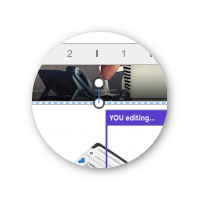 screen of the new rotation handle added to the transformation feature